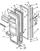 Refrigerator door