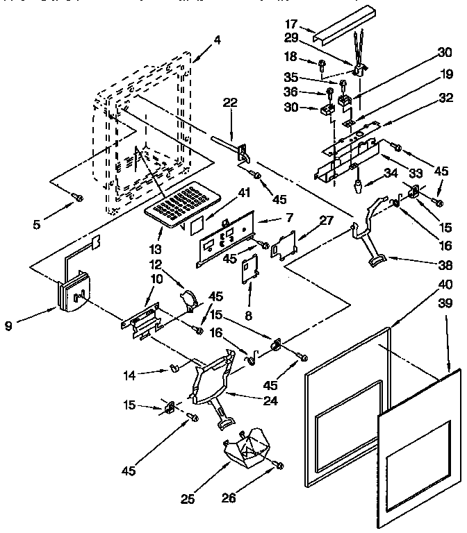 DISPENSER FRONT