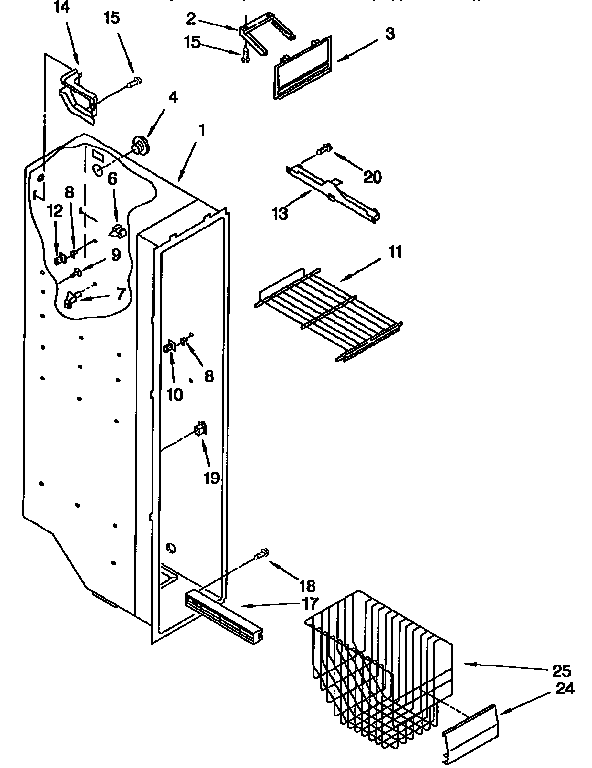 Freezer liner