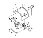 Troybilt 15008 hood, bracket & depth regulator diagram