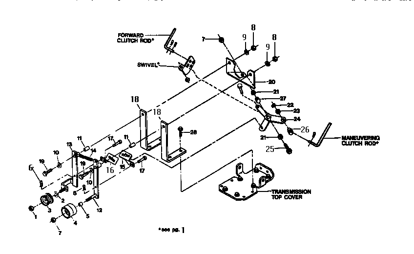 Forward/reverse idler assembly