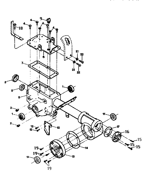 TRANSMISSION HOUSING & PARTS