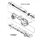 Troybilt 15008 drive shaft,pinion shaft&gear asy diagram