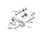 Troybilt 15008 wheel,eccentric&tiller shaft assy diagram