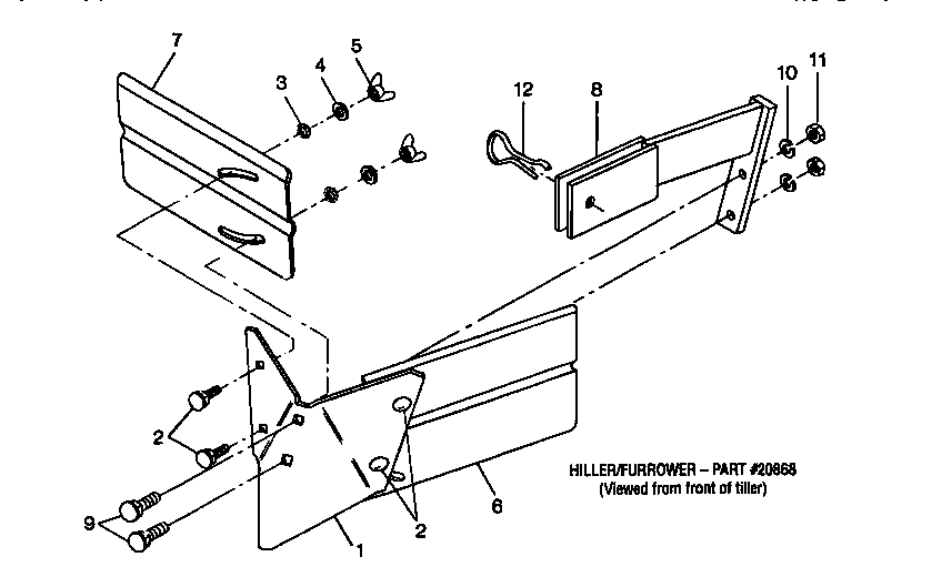 Hiller/furrower attachment