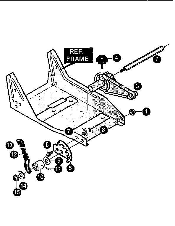 HEIGHT ADJUSTMENT LEVER ASSEMBLY