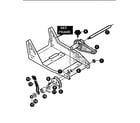 Craftsman 536797591 height adjustment lever assembly diagram