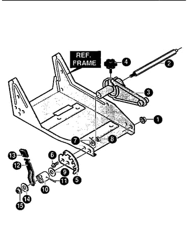 Height adjustment lever assembly