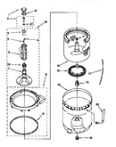 Agitator, basket & tub