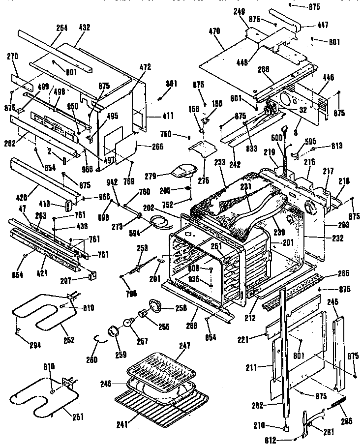 Oven main body