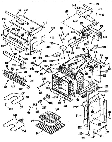 Oven main body