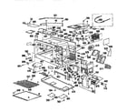 GE JKP76GP2BG microwave parts diagram