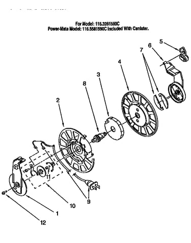 Power cord reel