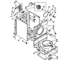 Whirlpool LER5634AQ2 cabinet diagram