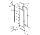 Kenmore 59695508500 refrigerator door diagram