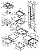 Refrigerator shelf & crisper