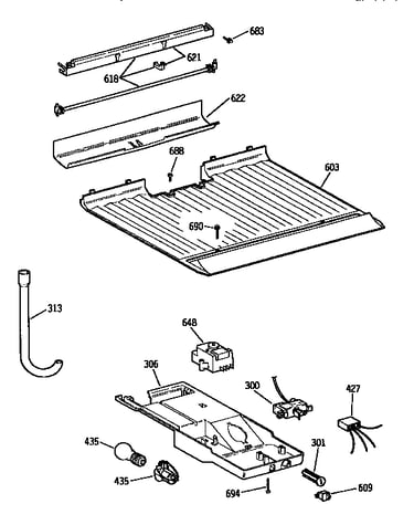 Freezer floor & control