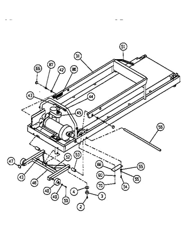Upright weldment