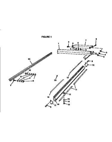 Rear fence guide