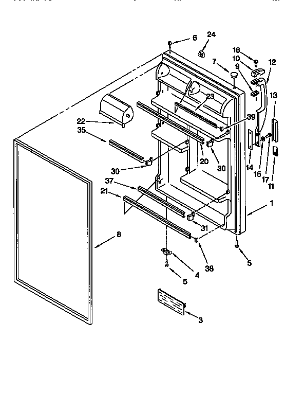 REFRIGERATOR DOOR