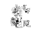 Poulan 2350CVA model 2300 av-type i & ii (only) diagram