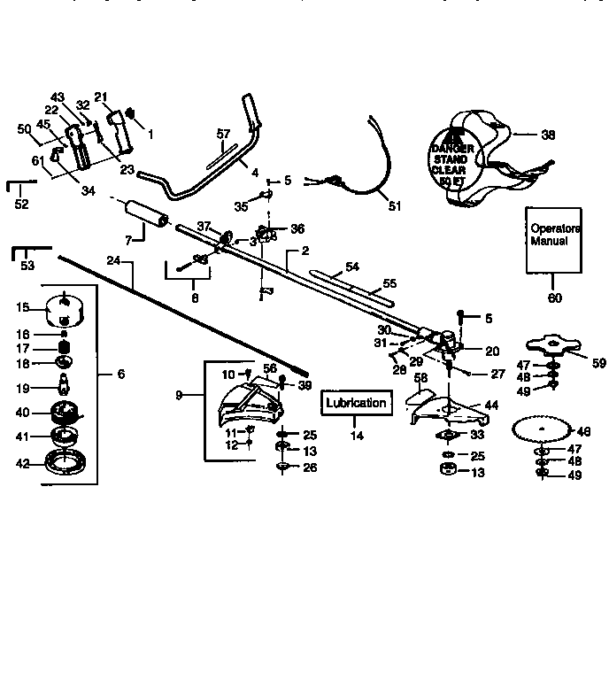 DRIVE SHAFT AND CUTTER HEAD