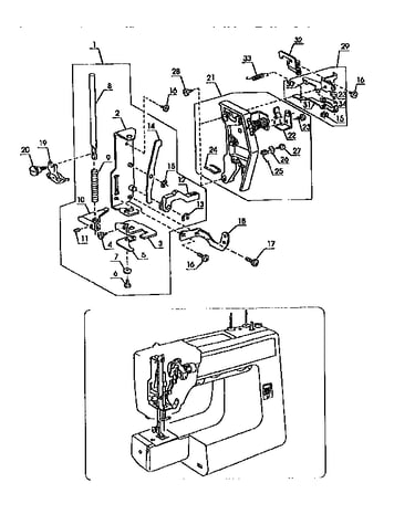Presser bar assembly