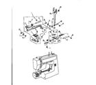 Kenmore 38512514590 feed  assembly diagram