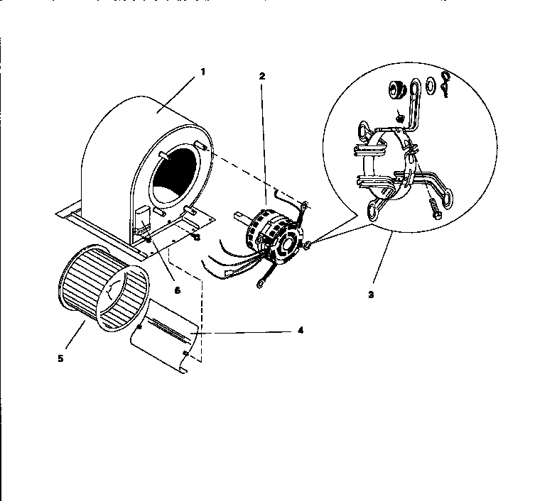 Replacement parts-blower