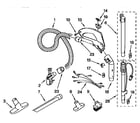 Kenmore 1163285590C hose and attachment diagram