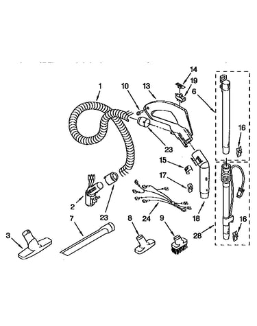 Hose and attachment