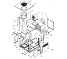 ICP NPGAA24B1K3 cabinet parts diagram