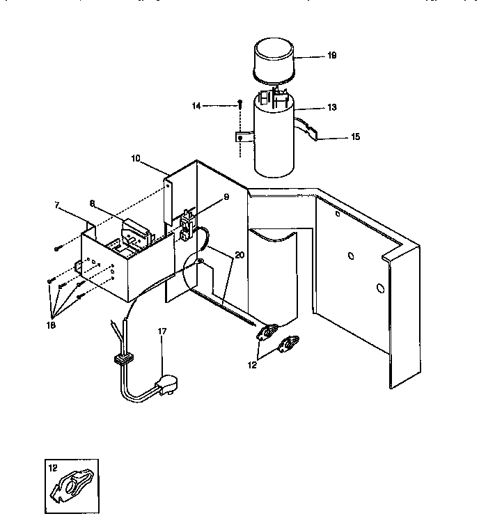 Control panel parts