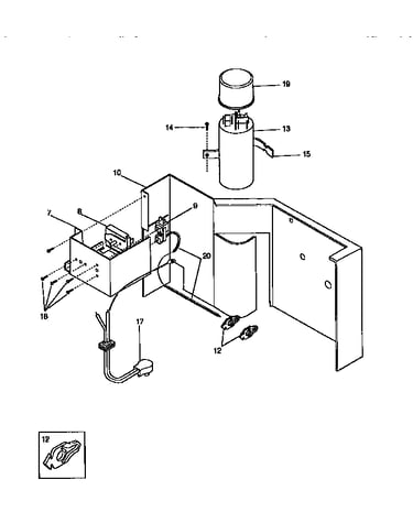 Control panel parts