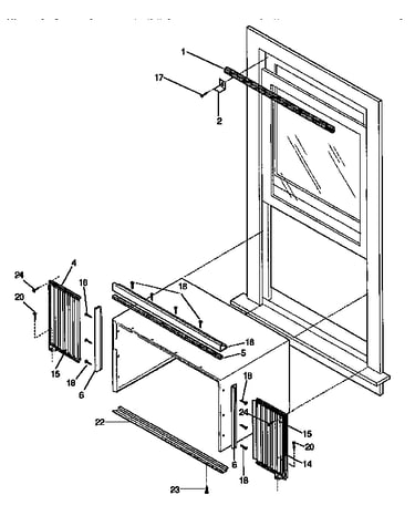 Window mounting parts