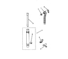 Kenmore 1163491291 hose and attachment parts diagram