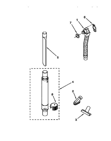 Hose and attachment