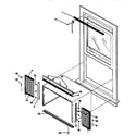 Kenmore 2539750554 window mounting diagram