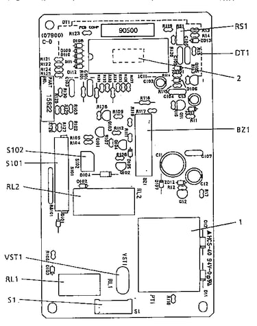 Power control circuit board 15822