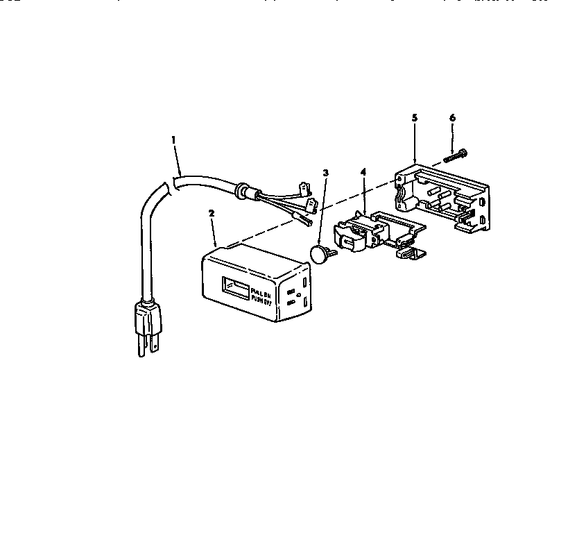 On/off power outlet