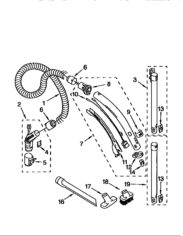 Hose and attachment