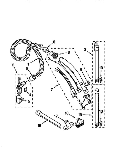 Hose and attachment
