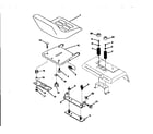 Craftsman 917250780 seat assembly diagram
