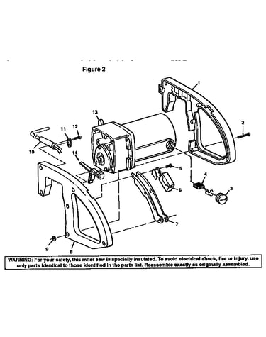 Arm and motor assembly