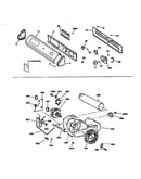 Backsplash,blower&drive assembly