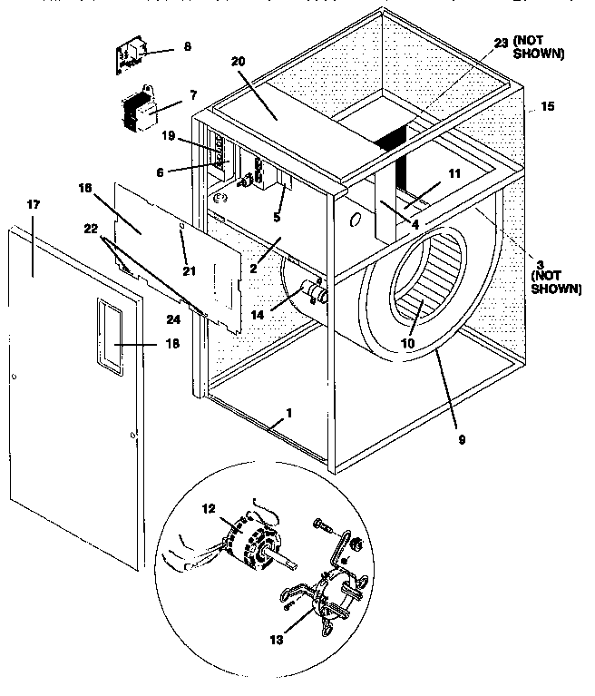 Electrical furnace cabinets