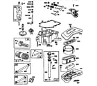 Briggs & Stratton 42A707-1299 engine sump assembly diagram