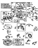 Carburetor and flywheel assembly