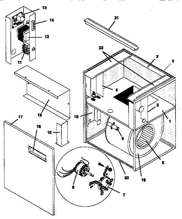Electric furnace cabinets