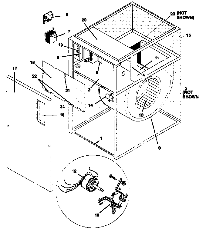 Electric furnace cabinets